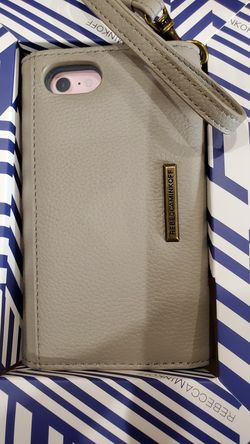 Rebecca Minkoff iPhone 7 8 & SE Gray Wallet Case