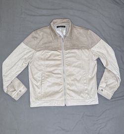 Maniere De Vior Manière De Voir Two Tone Suede Jacket Men Large (Pre-Owned)