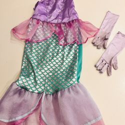  Mermaid Dress Costume -size 6-7