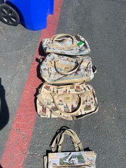 Tapestry Duffle Bags Lot of 3