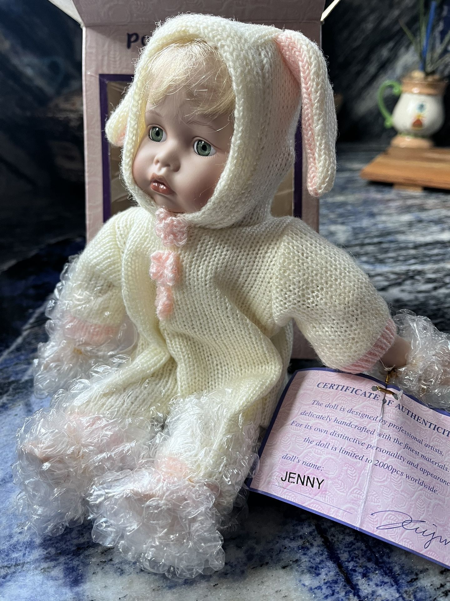 Goldenvale JENNY Vintage Collectible Porcelain Doll