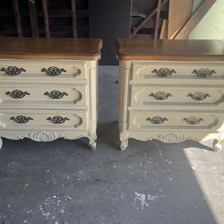 Vintage French Nightstands 