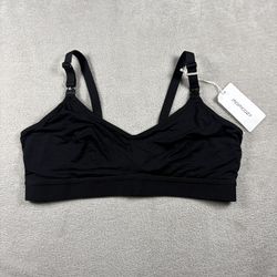 Momcozy Classic Ultra Soft Nursing Bra Women’s Size 2XL Black NWT #3E