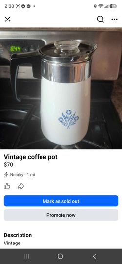 Vintage coffee pot