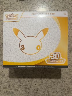 Pokémon 30th anniversary Trading Card Game ETB elite trainer box