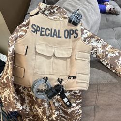 Special Ops Size 5/6 Boys Costume