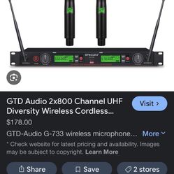 GTD Audio G-733 with wireless mic