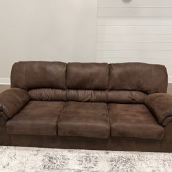 Faux Leather Sofa Couch