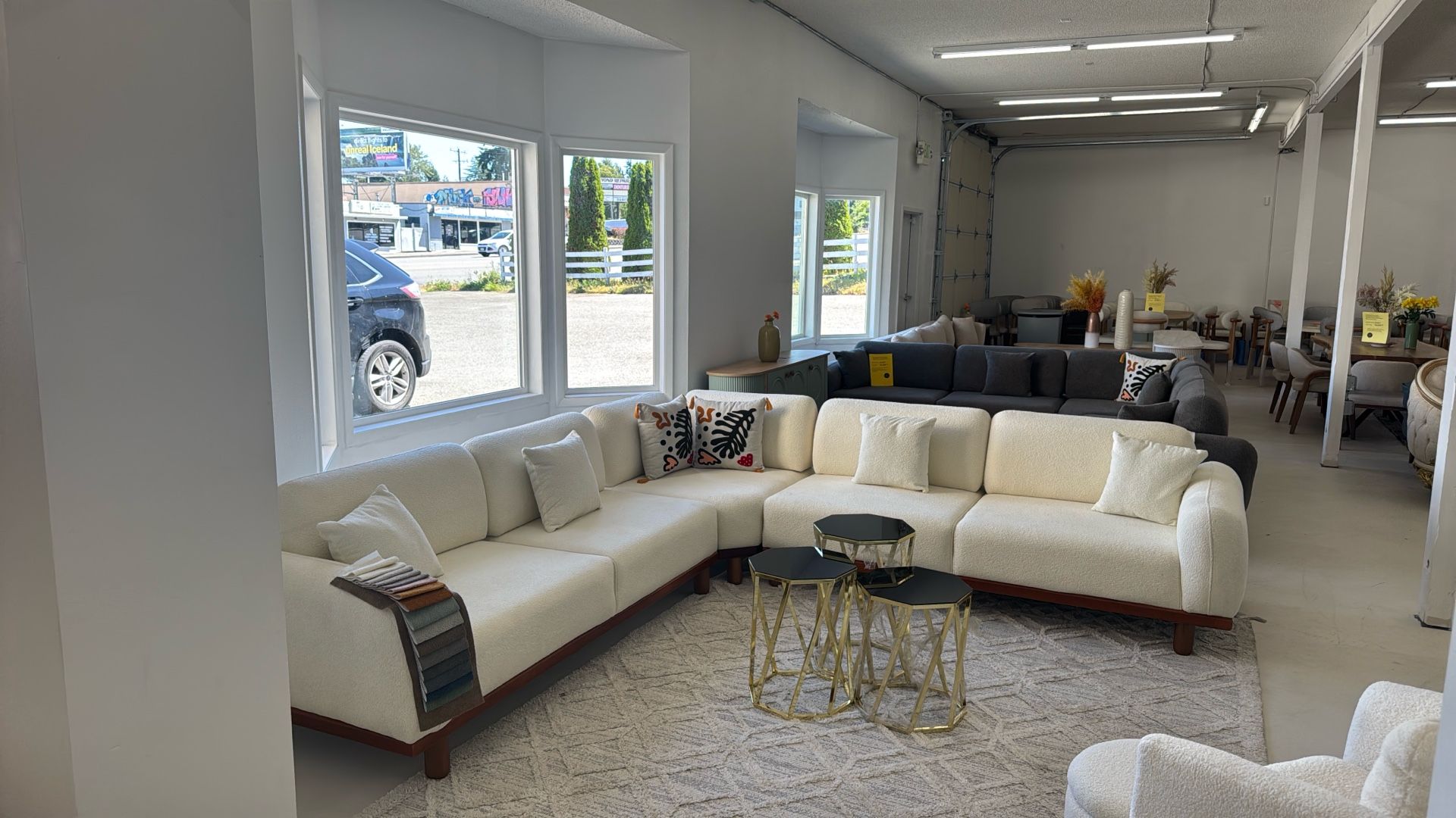 Eva Modern Futon Sectional Sleeper Sofa