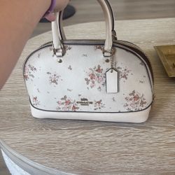 Coach Flower Hand Bag 