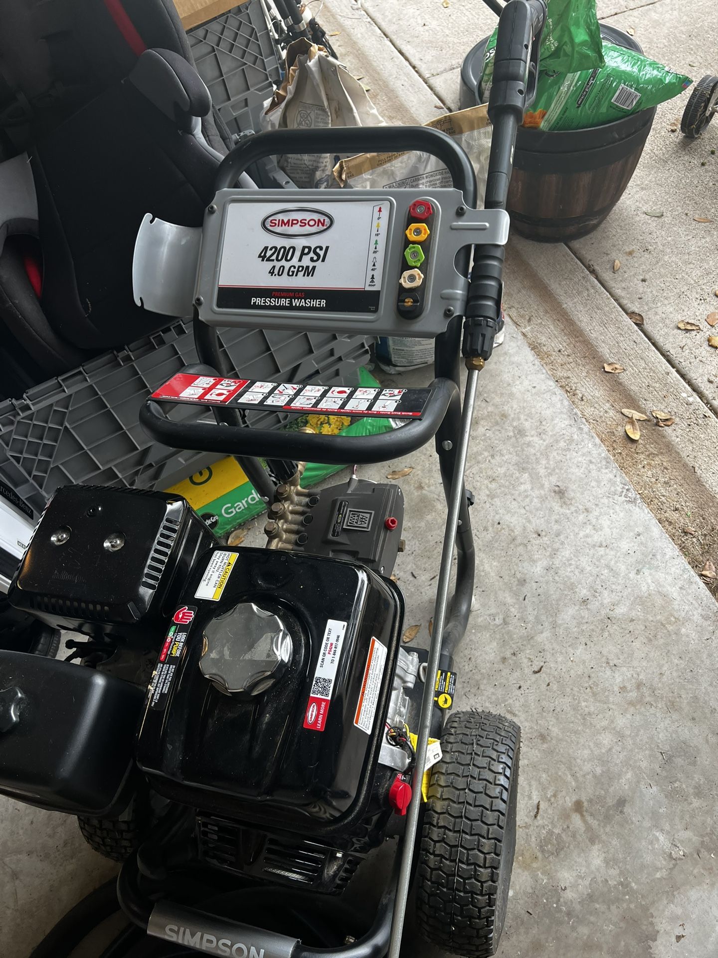 Simpson 4200 Psi Pressure washer 
