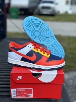 Nike Dunk Low Multicolor FQ8348-902 Basketball Skate Shoes New Size 5.5y