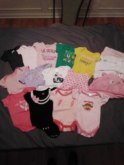 Girls 3-6 Months Onsies 