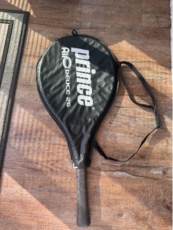 Prince racquet, only used a handful of times, comes with racquet sleeve