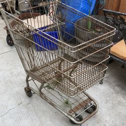 Vintage Shopping (Only)Cart Qty 2. Be Creative.. Make Something! Not Free . Make Me An Offer. 