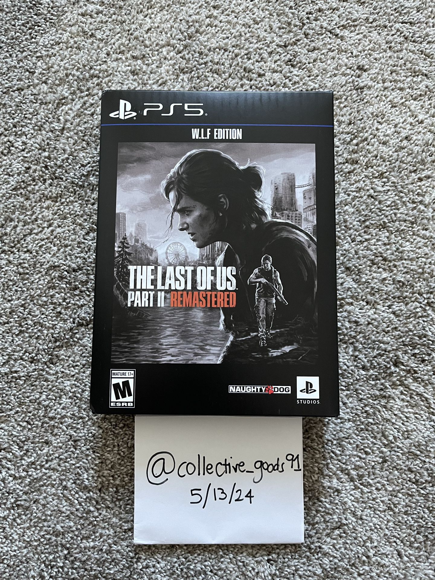 The Last Of Us Part II Remastered W.L.F. Edition for PlayStation 5 NEW/SEALED