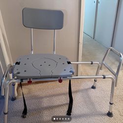 Shower transfer chair/bench