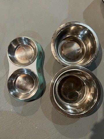 2 Set Of Cat Bowls