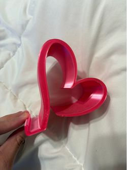💖 Cute Pink Heart Phone Stand