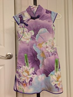 Girl Cheongsam Dress For 3-5 Years Old