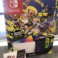 Switch OLED Splatoon Ed