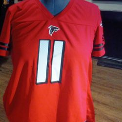 NFLPA WOMEN'S ATLANTA FALCONS # 11 JONES JERSEY SIZE XLT