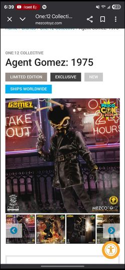 Mezco Agent Gomez Figure