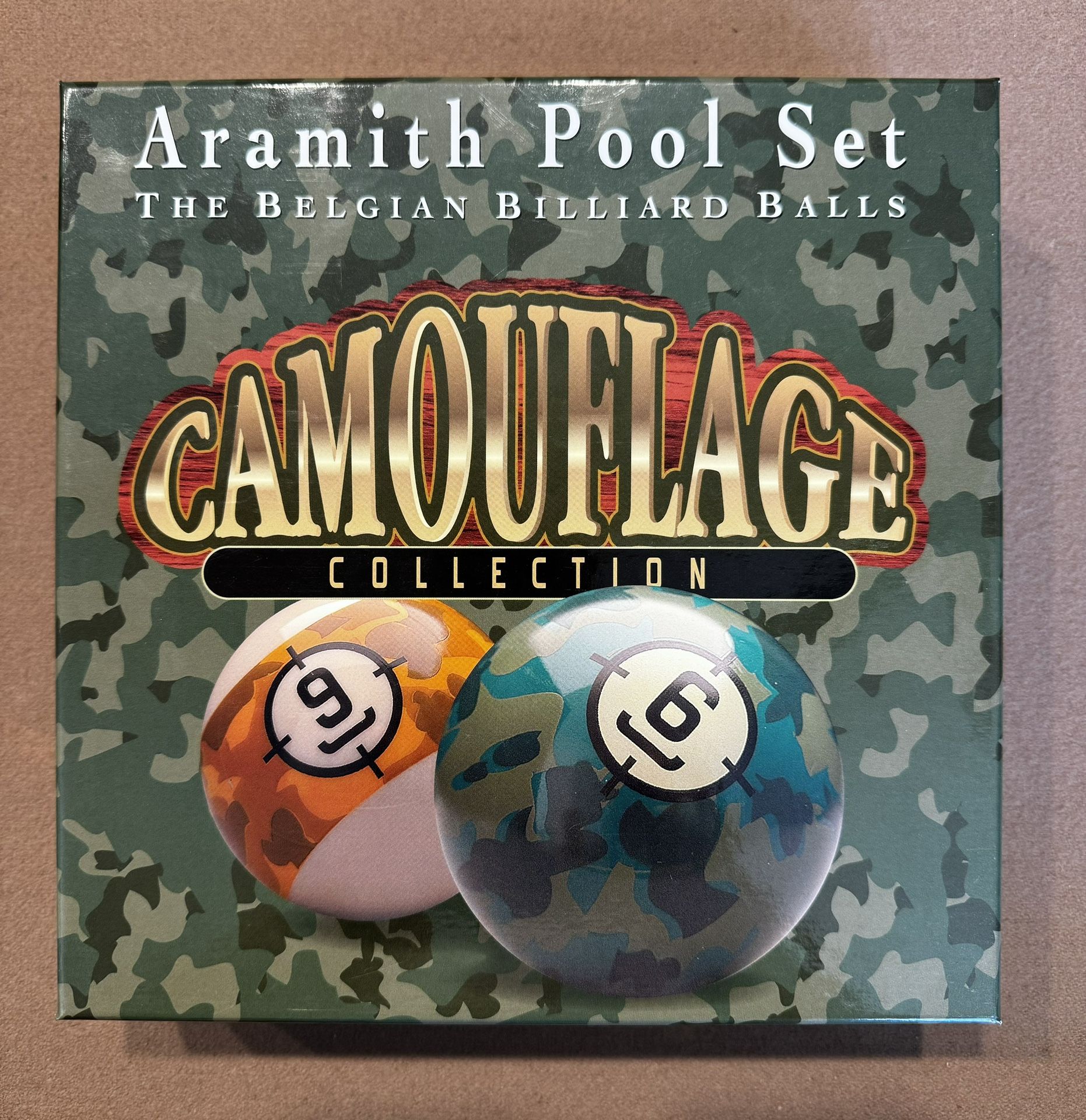New High Quality Aramith Camouflage Pool Balls