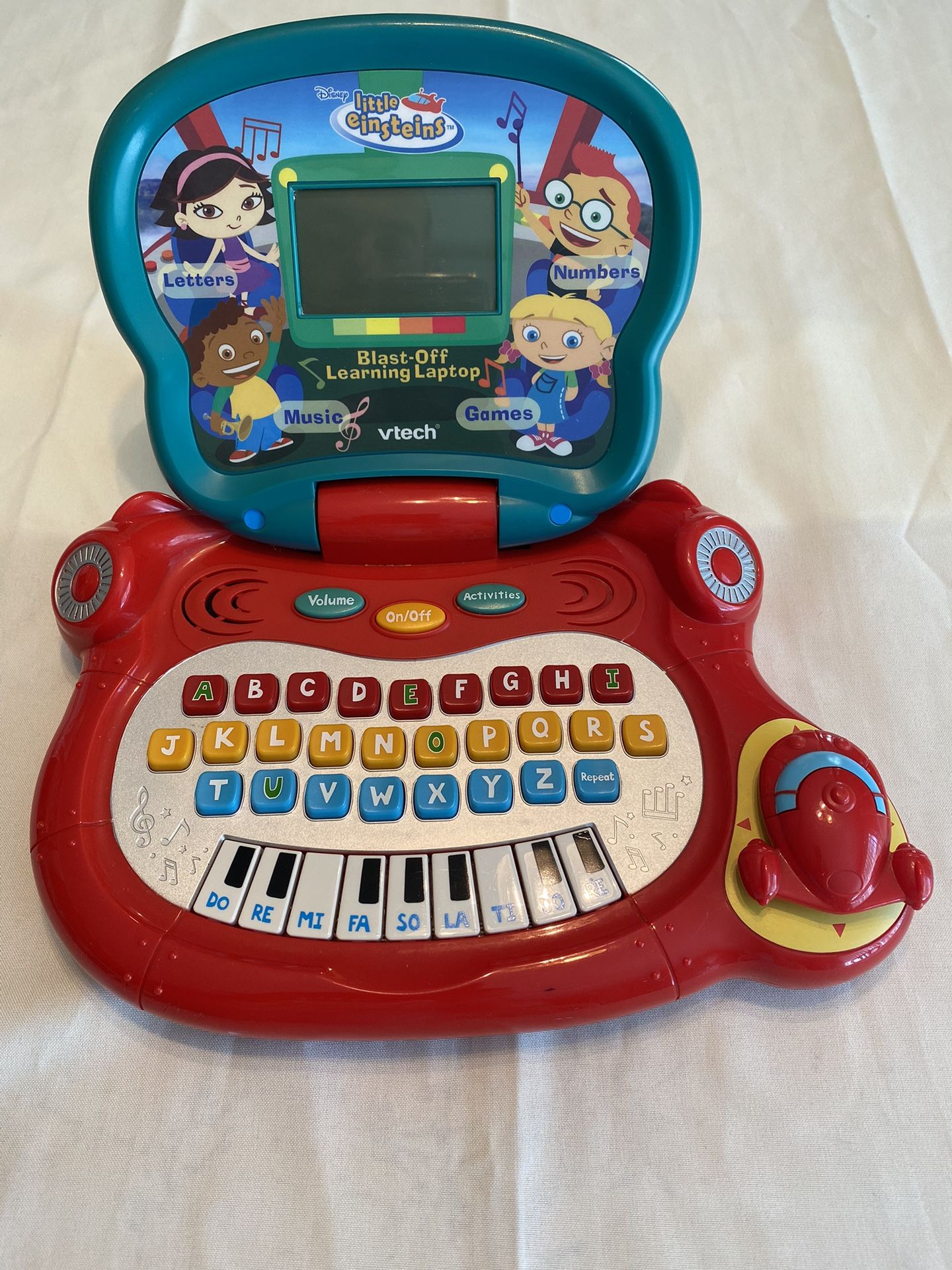 V Tech Disney Little Einstein Blast Off Learning Laptop