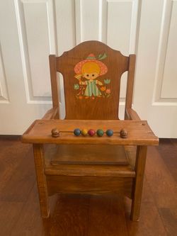 Edison Little Folks Furniture Vintage 1940’s Wooden Potty Chair
