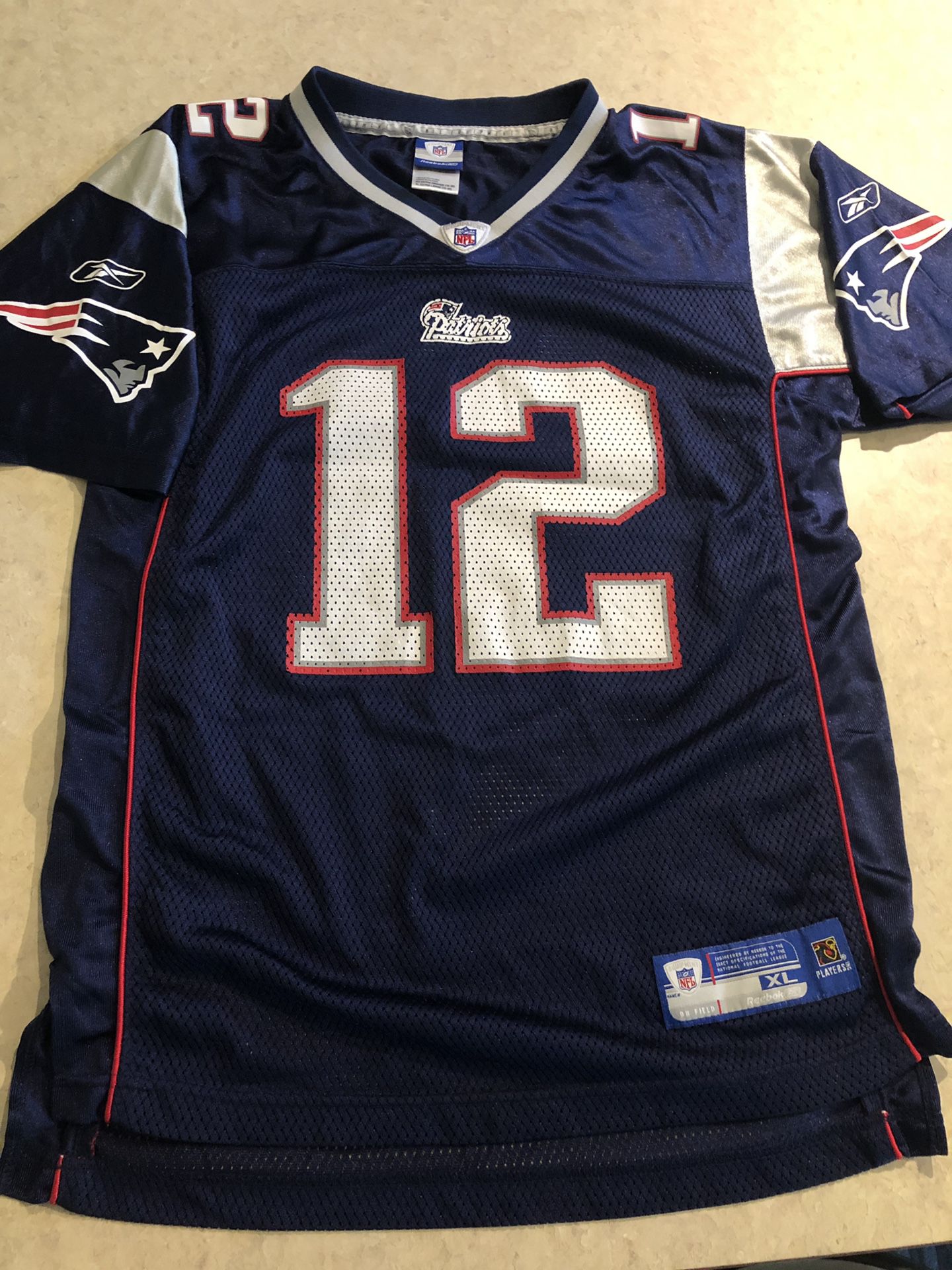 Reebok New England Patriots jersey YXL (18-20)