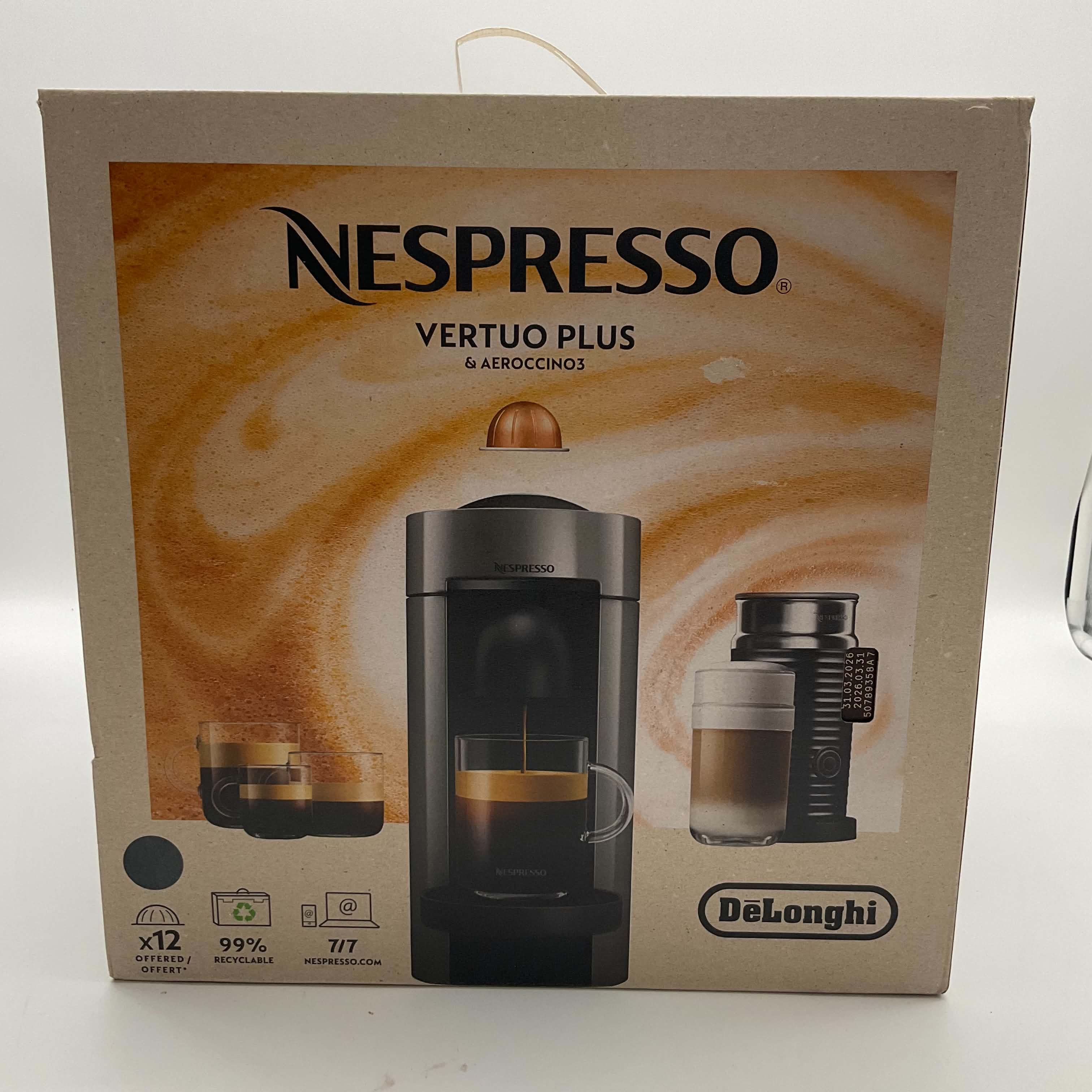 *NEW* Nespresso Vertuo Plus Coffee and Espresso Maker- ENV150BM