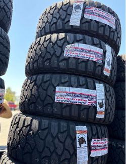 Vendo 33/12.50/R17 nuevas las 4 llantas American Rt por $710