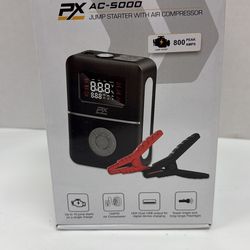 FX AC-5000 Jump Starter w/ Air Compressor (800 Peak Amps) – New