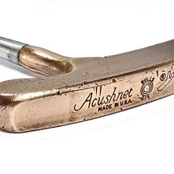 Vintage Titleist Acushnet Bulls Eye Light Blade 35" Putter w/ Bulls Eye Grip - All Original - Shines