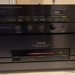 Onkyo M-5160
Stereo Power Amplifier+pre amp