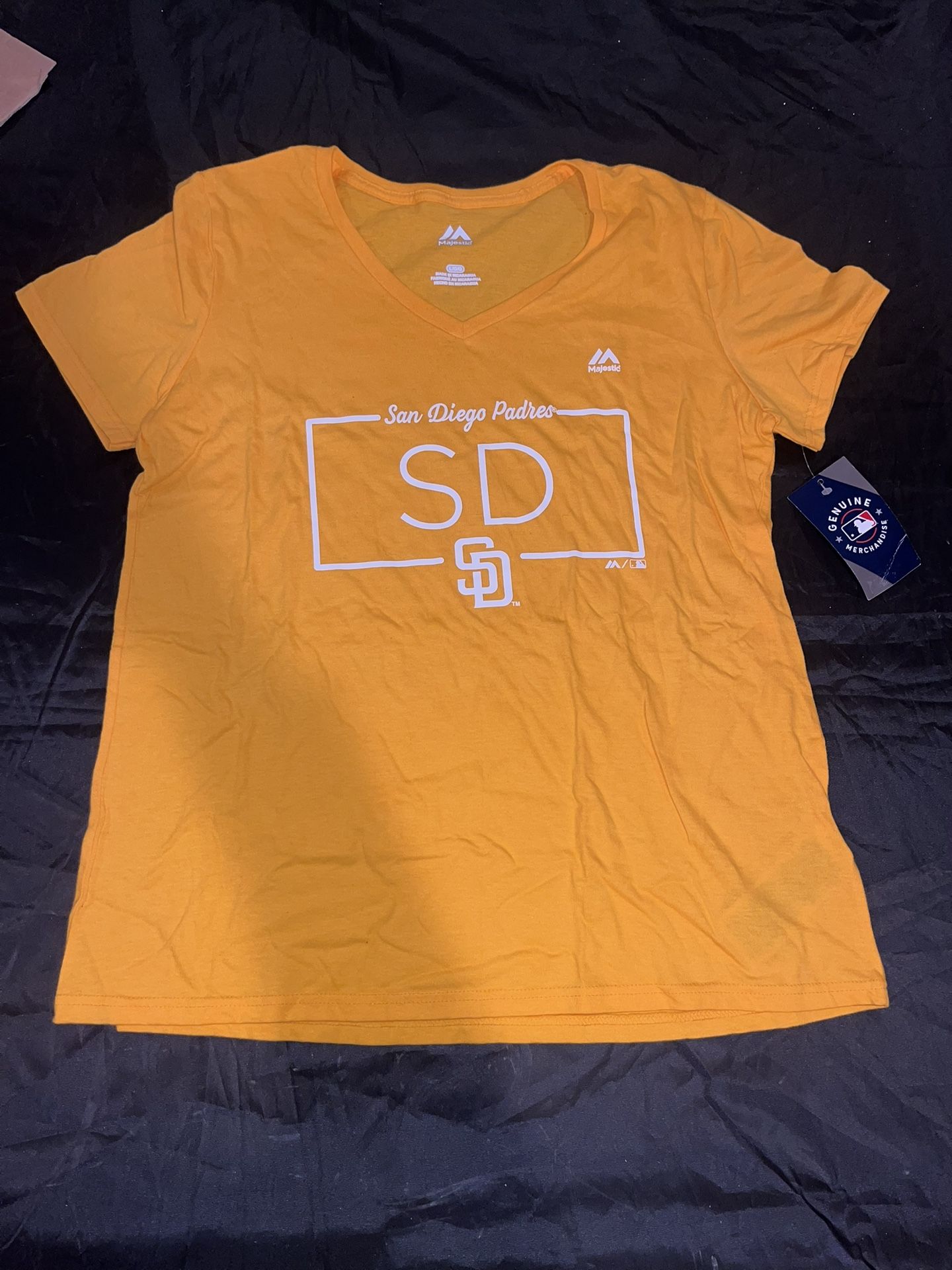 Padres Ladies āVā Neck - Large