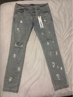 Purple jeans