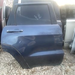2011-2022 Blue Jeep Grand Cherokee Rear Passenger Door OEM MKD122