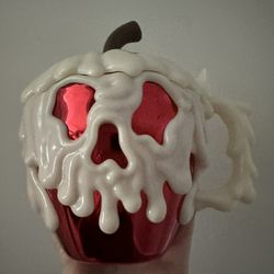 Disneyland Red Poison Apple Glow In The Dark Mug