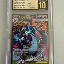 Mega Charizard X ex – Black Star Promo 023 (UPC) | CGC Pristine 10