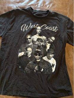 Tupac NWA West Coast t-shirt -Lg