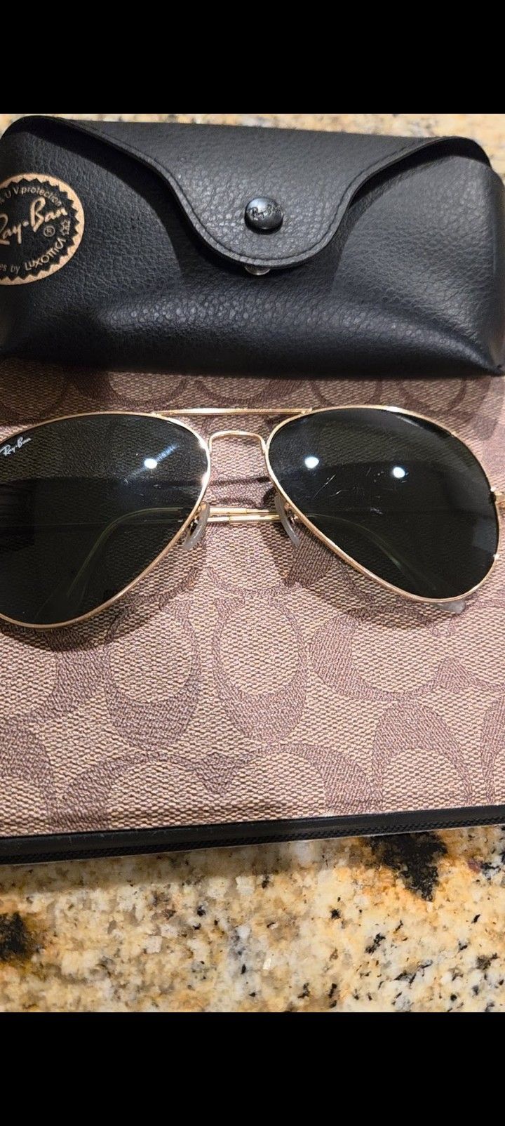 Ray Ban Aviator Large Gold 62014