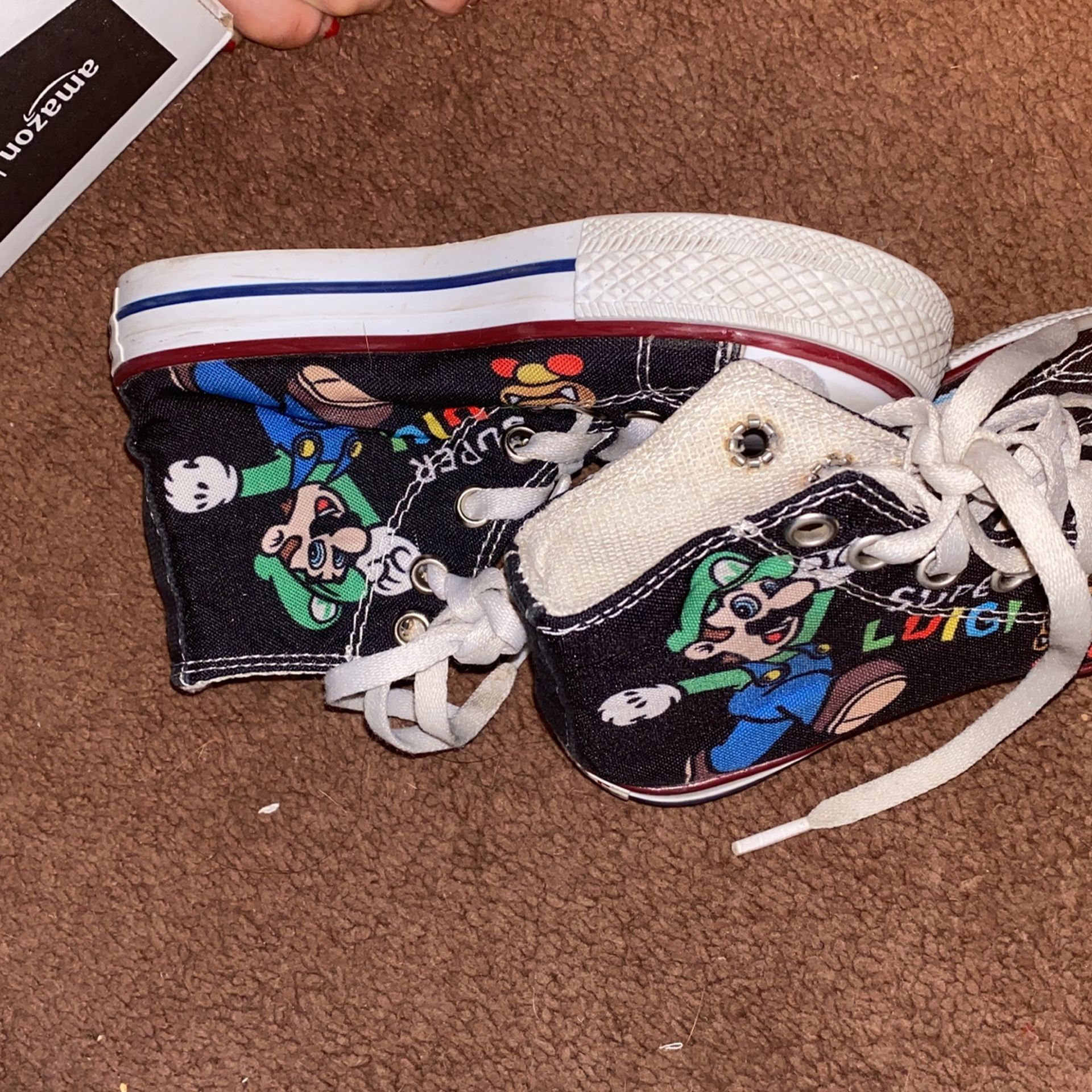 Toddler Boy Size 9 Converse Super Mario