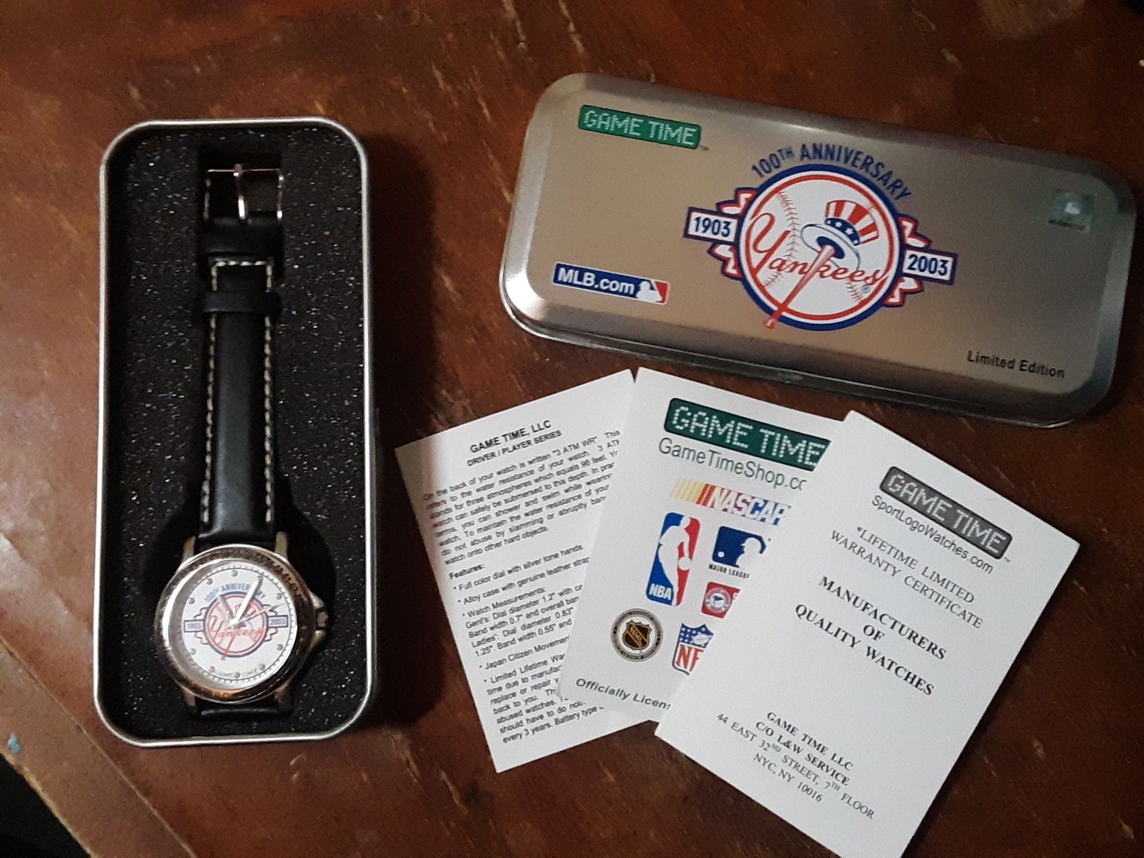 NY Yankees 100th Anniversary Watch