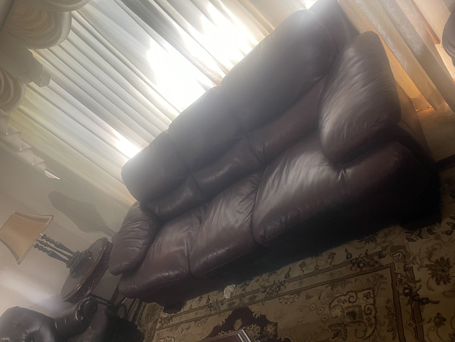 Five-Seater Leather Costco Couch