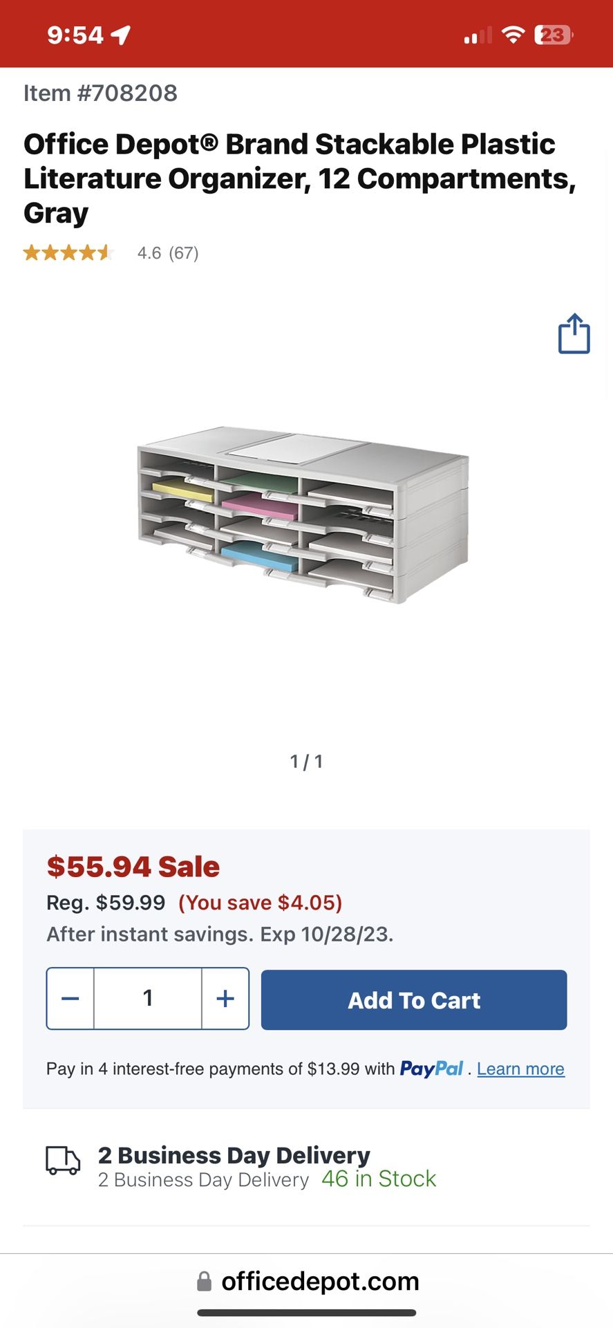 Organizer Office Depot