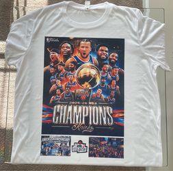 Selling 2026 Knicks Championship t-shirts