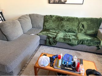 Bluish gray Sectional w/ Chaise
