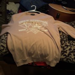 Pink True Religion Hoodie
